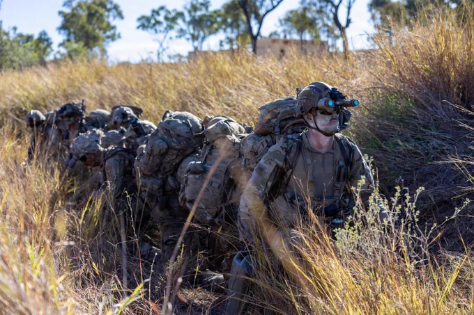 Soldiers assigned to 11th Airborne Division trained alongside allies during Southern Jackaroo 26 at Townsville Field Training Area, Queensland, Australia.