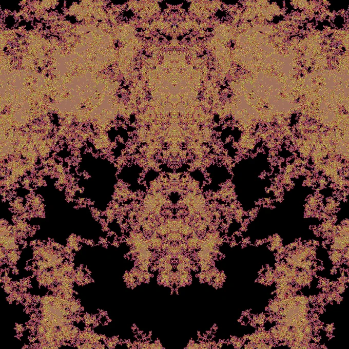 A randomly generated pattern