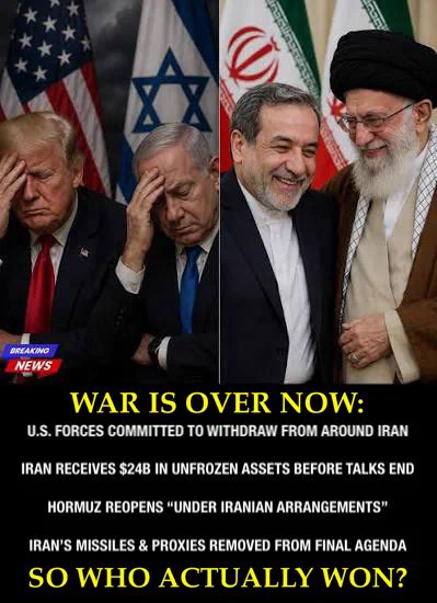 14-point U.S.-Iran MOU published by Iran’s Mehr News — not confirmed or shared by Washington with the American public.

Verified provisions: U.S. force withdrawal from around Iran; $24B in Iranian assets unfrozen before negotiations conclude; Strait of Hormuz reopens under Iranian arrangements; Iran’s missile program and proxy relationships explicitly excluded from final negotiation agenda.