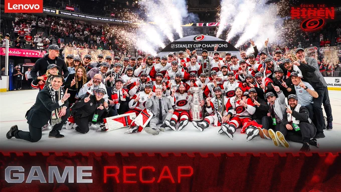 Graphic promoting the game recap article