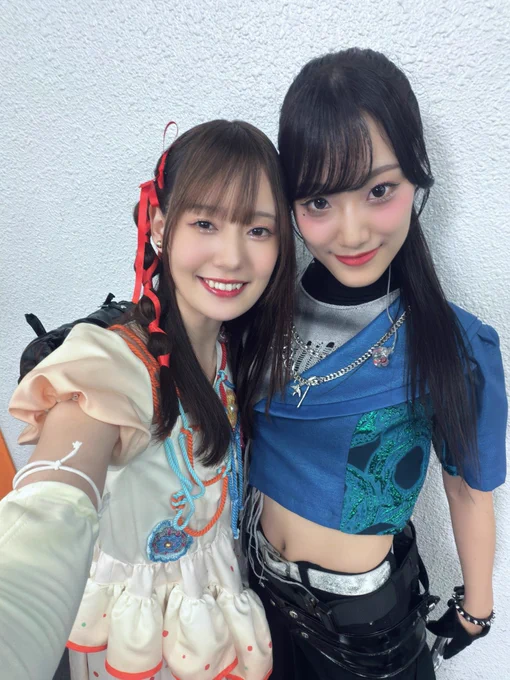 雨夜燕役の天音ゆかりちゃんとのお写真です🫶
喋りかける度いつも優しく接してくれてキュンキュンしております😌笑顔がかっこかわいいねぇ🥰