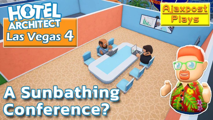 Hotel Architect Lets Play episode 4 thumbnail
Subtitle: A Sunbathing Conference?
