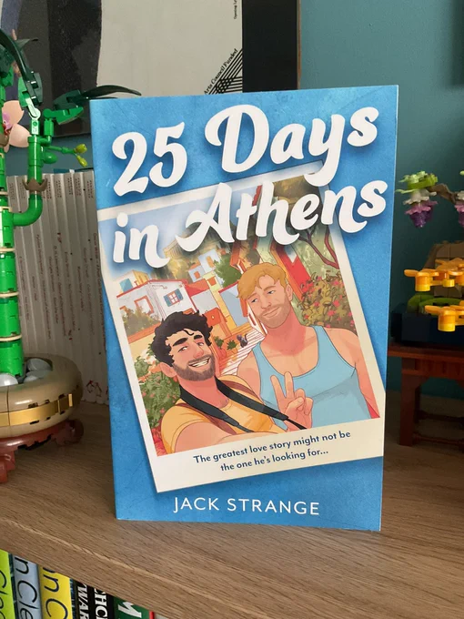 Always good to come home to a delivery of a new book…this time it’s ‘25 Days in Athens’ by @JackStrangeBook …it’s his third book and looks like a Summer Romcom…if you’ve not read him give him a go, he’s good…