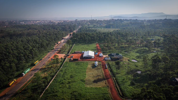 Facing mbale city town