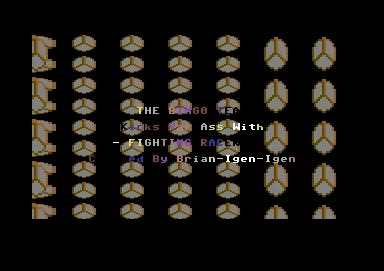 Screenshot of "Fighting Racer" - Crack: The Bingo Team (TBT) - Trainer:  1 - Published by 64'er-Markt & Technik on Commodore 64 (1993)