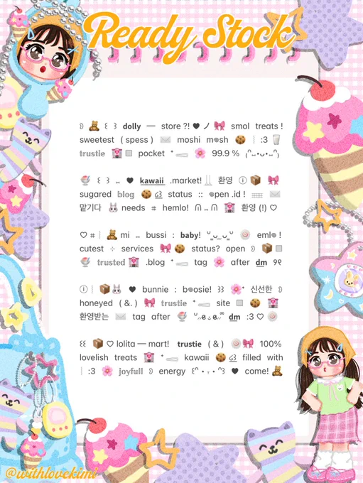CODE WORDING : ♥︎

06
07
08
09
10

🍏 pilih code yang kamu ingin beli, 🐥🏄‍♀️ peep  ─  peep ?!