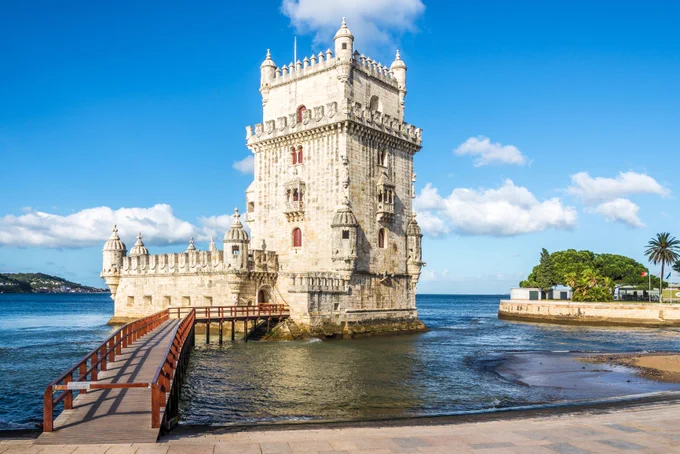 Belem Tower on the banks of the Tagus