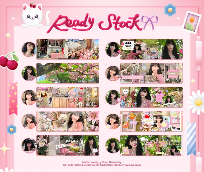 kiri.


1. moodie sub (4k)
2. cherrynery (6k)
3. hariku (10k)
4. kitschy (12k)
5. cherrywink (18k, free retext ava!)


kanan.


6. bridgerton (16k, free retext ava!)
7. YOYOK (12k, free retext ava!)
8. Bunno (17k, free retext ava!)
9. Tutti Frutti (18k, free retext ava!)
10. magnets (16k, free retext ava!)