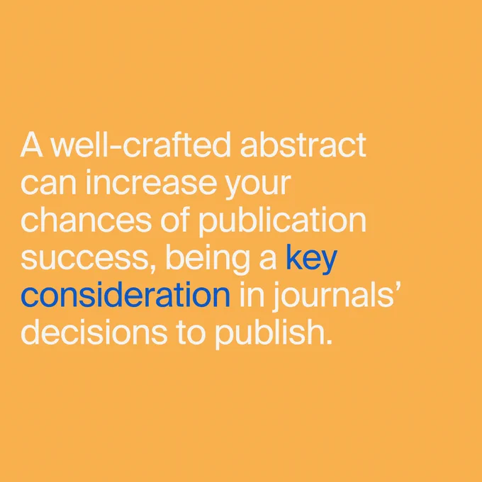 How to Write an Effective Abstract