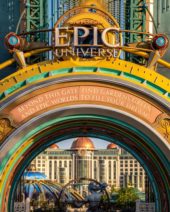 Photo of the Epic Universe Chronos.