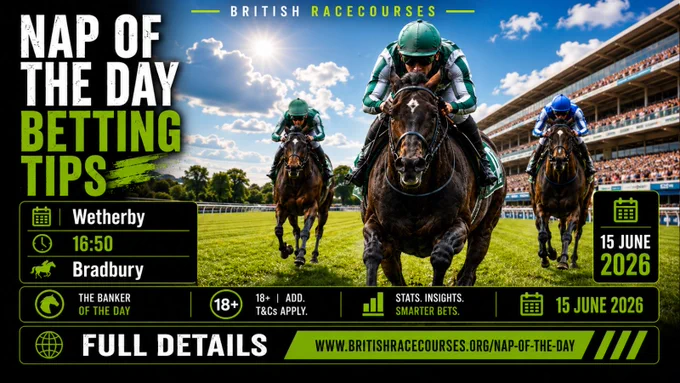 Nap of the Day with British Racecourses - 15 June 2026