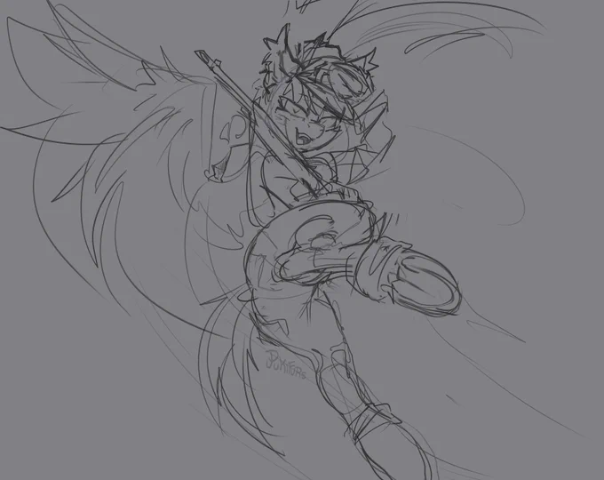 "This little pega is at your service, sir!"