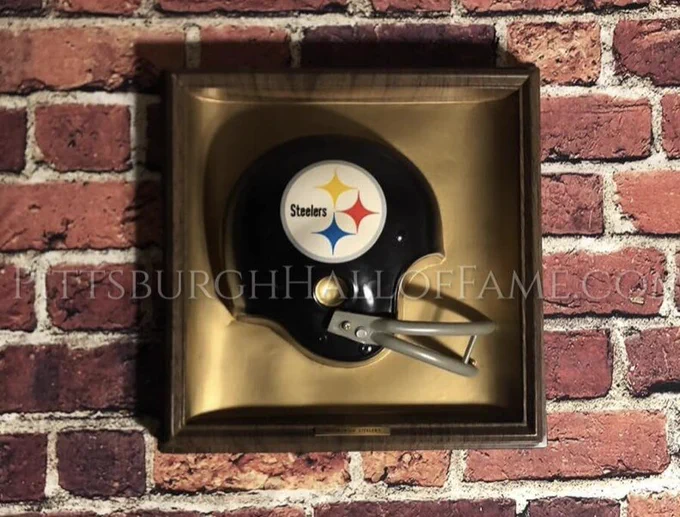Steelers Sears helmet plaque