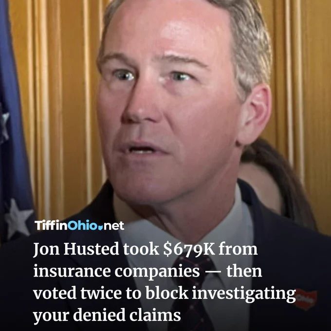 Jon Husted votes to block insurance accountability measures after collecting over $679K from industry
