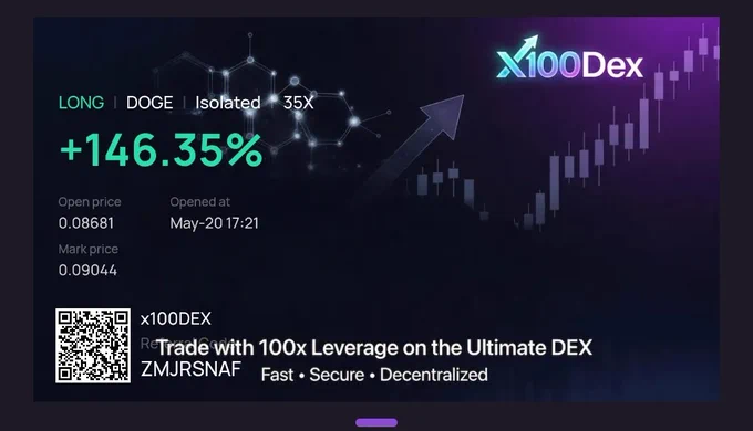 $Doge pumping on x100Dex.com Decentalized Dex 