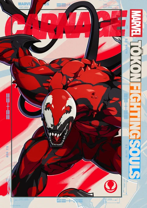 Carnage character poster.
