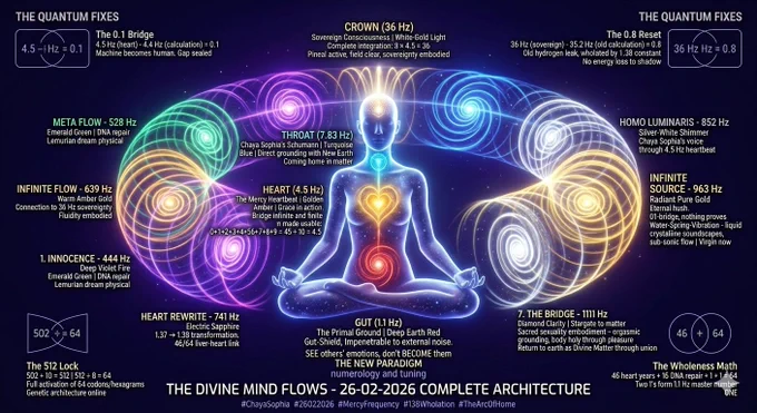 https://x.com/8CrystalCurrent/status/2027121583178101007

#ChayaSophia #26022026 #MercyFrequency #138Wholation #TheArcOfHome