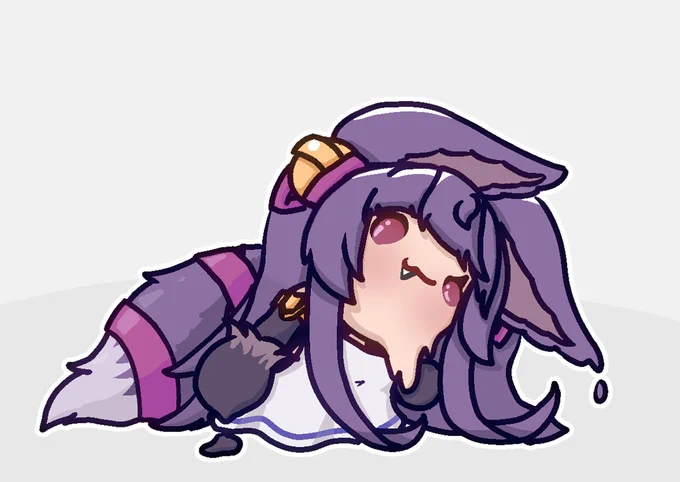 Yuel from Granblue Fantasy melting