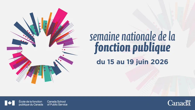 Semaine nationale de la fonction publique. Do 15 au 19 juin 2026. 