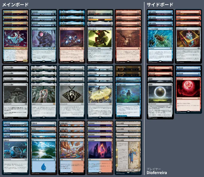 4 Weapons Manufacturing
2 Claws of Gix
3 Emry, Lurker of the Loch
4 Tormod's Crypt
2 Island
1 Steam Vents
3 Metallic Rebuke
4 Spirebluff Canal
4 Mox Opal
4 Pinnacle Emissary
1 Pithing Needle
1 Ravenous Robots
1 Shadowspear
2 Sink into Stupor
1 Skateboard
4 Mishra's Bauble
4 Kappa Cannoneer
4 Fiery Islet
4 Urza's Saga
4 Engineered Explosives
1 Arcbound Ravager
2 Welding Jar


2 Whipflare
3 Consign to Memory
2 Damping Sphere
2 Swan Song
1 Hurkyl's Recall
3 Galvanic Blast
1 Vexing Bauble
1 Blood Moon