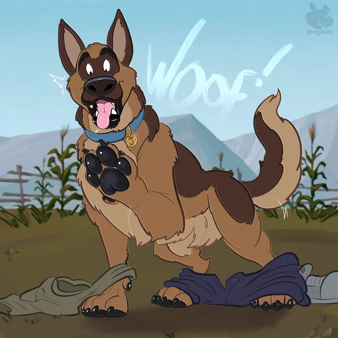 Woof Woof! 🐾🦴
Thank you so much to @/leorims on FA for volunteering to Join the #Farm! 🌾

#TF #Transformation #Dog #TFEveryDay #Canine