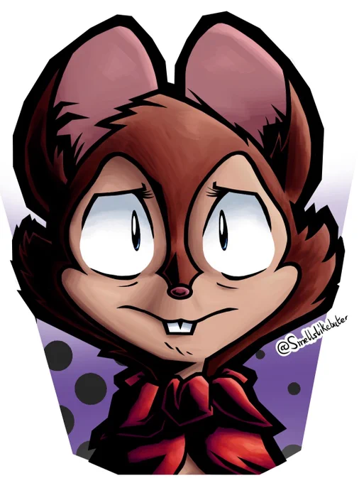 My own stylized take on Mrs. Brisby from 'The Secret of NIMH'