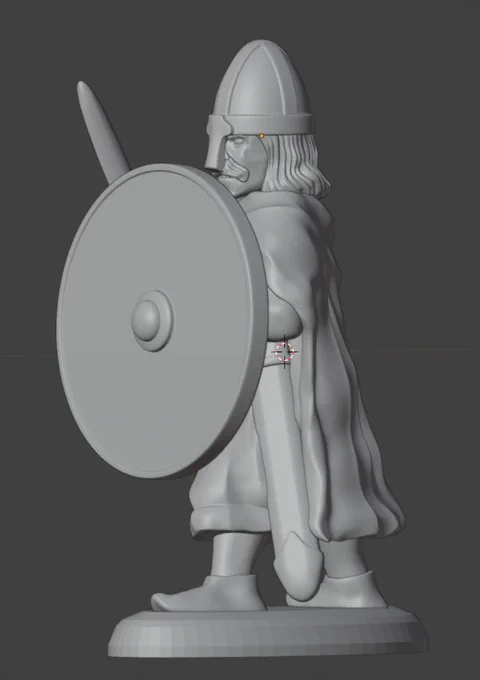 An old WIP of the Pictish Toisech set I released and then took down because I wasn't happy with the quality of my work.

Noticeably I seemed to not understand how to model a face yet.

It was also designed before I had my own 3d printer, so I was rather in the dark on what proportions would work as I only ever had one draft mini printed.