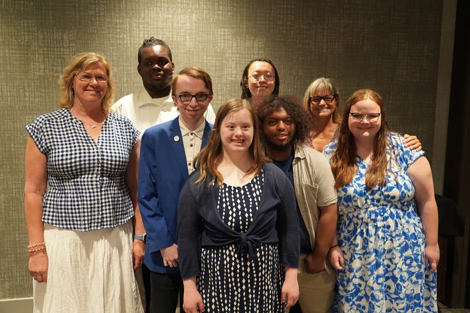 Group photo of interns