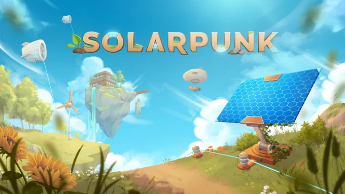 The main art for the new game Solarpunk! 
