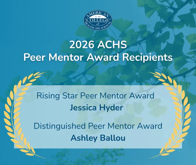 2026 Peer Mentor Award Recipients