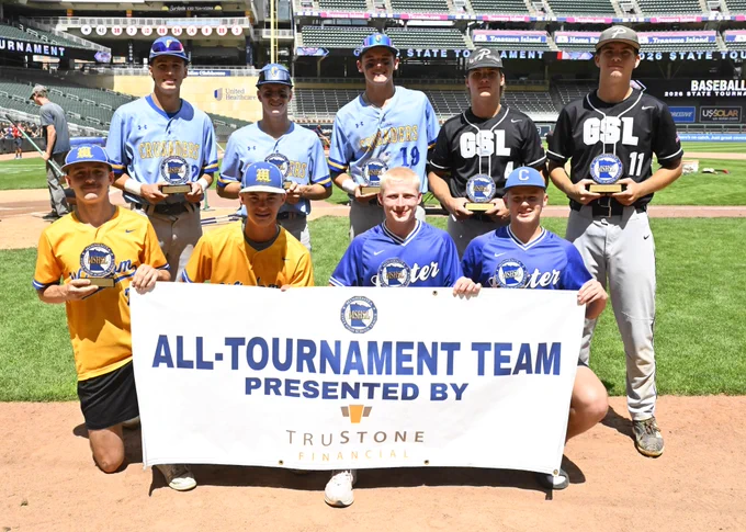 Brody Blume, Perham
Hayden Tietz, Windom Area
Soren Nielsen, Windom Area
Will Peterson, Cotter/Hope
Rawson Sullivan, Cotter/Hope
Trevor Engelmann, Glencoe-Silver Lake
Jackson Wischnack, Glencoe-Silver Lake
Charlie Dolan, St. Cloud Cathedral
Jack Hamak, St. Cloud Cathedral
Jacob Oliver, St. Cloud Cathedral