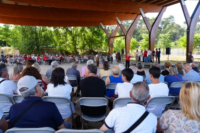 Inauguració coberta pista poliesportiva Fontajau