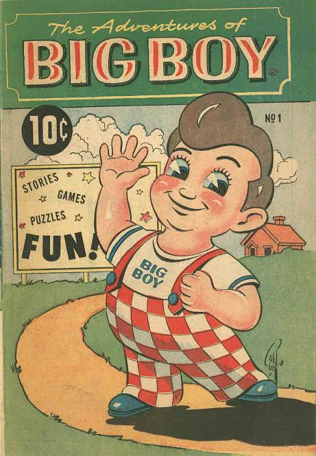 cover of the comic book 'The Adventures of the Big Boy' (No. 1, July 1956), West Coast version