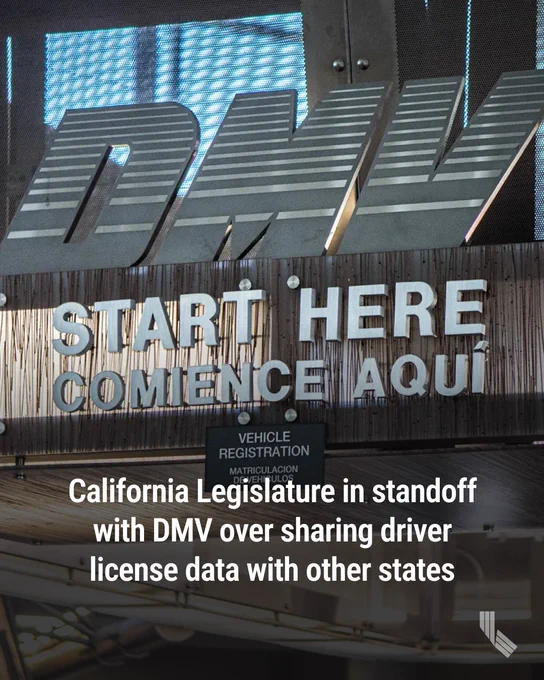 The sign above the front desk of the Department of Motor Vehicles in central Fresno on Dec. 13, 2022. Photo by Larry Valenzuela for CalMatters
