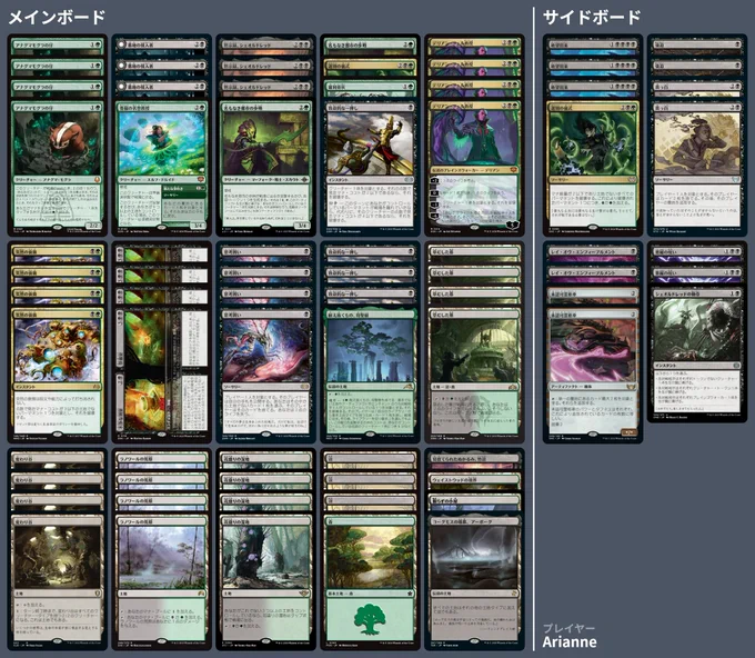 4 Overgrown Tomb
4 Badgermole Cub
1 Boseiju, Who Endures
1 Culling Ritual
1 Emeritus of Abundance
4 Fatal Push
1 Forest
3 Graveyard Trespasser
4 Mutavault
4 Llanowar Wastes
4 Professor Dellian Fel
4 Blooming Marsh
2 Sentinel of the Nameless City
3 Sheoldred, the Apocalypse
3 Swamp
1 Takenuma, Abandoned Mire
1 Tear Asunder
4 Abrupt Decay
4 Unholy Annex // Ritual Chamber
1 Wastewood Verge
1 Restless Cottage
4 Thoughtseize
1 Urborg, Tomb of Yawgmoth


1 Culling Ritual
2 Duress
2 Go Blank
3 Invoke Despair
2 Ray of Enfeeblement
1 Sheoldred's Edict
2 Unlicensed Hearse
2 Withering Curse