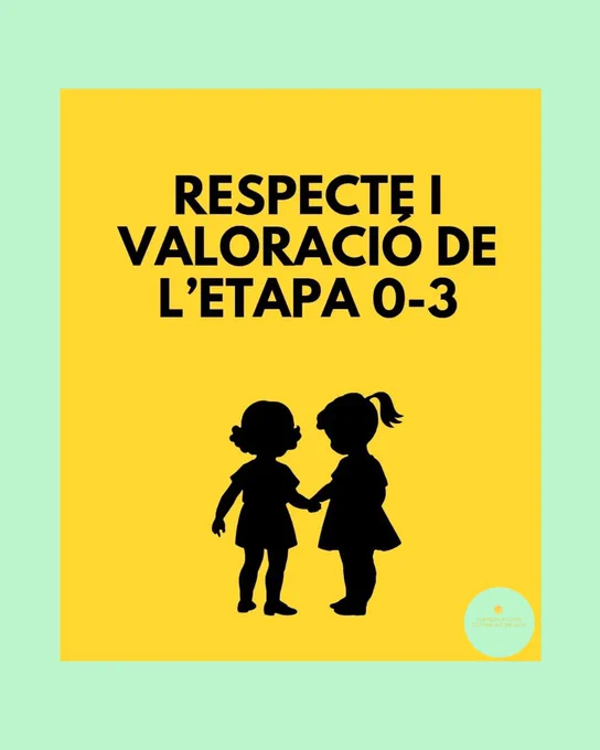 Cartell de l'assemblea del CEIP Maria Antònia Salvà en suport a les companyes del 0-3