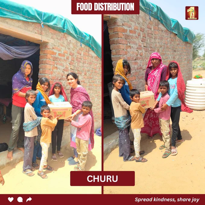 🍚 No hunger. No helplessness. Not on our watch.
Dera Sacha Sauda Food Bank, inspired by the divine teachings of Saint Dr. Gurmeet Ram Rahim Singh Ji Insan, is distributing ration kits to families in need — because every person deserves food on their plate.
Thousands served. Countless lives touched. This is seva in its truest form.