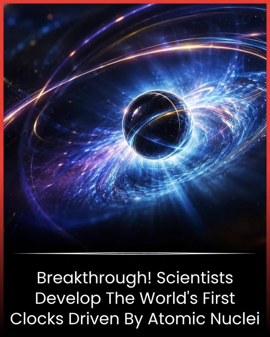 ⏳ SCIENTISTS JUST BUILT A CLOCK THAT COULD CHANGE EVERYTHING

What if today's most accurate clocks aren't accurate enough?

Scientists have created the world's first nuclear clocks, powered by the nucleus of an atom rather than its electrons. This breakthrough could make timekeeping more precise than ever before, helping improve GPS, space exploration, and even uncover hidden secrets of the universe.

A technology once thought impossible is now becoming reality—and it may change how we understand time itself.

Source:
National Institute of Standards and Technology (NIST). Nuclear clocks move from theory toward reality.