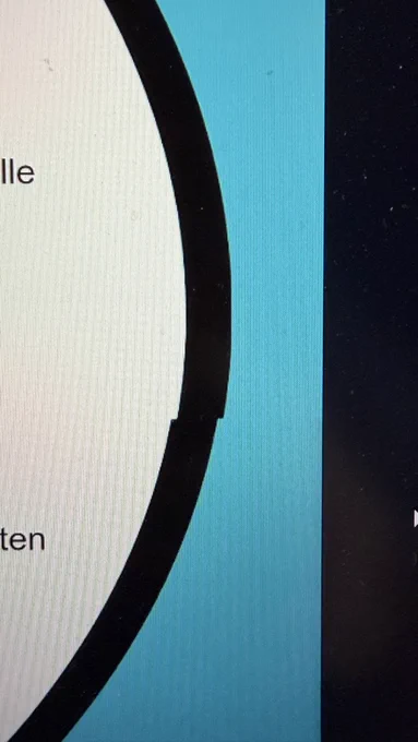 Ein Rahmen ist verschoben