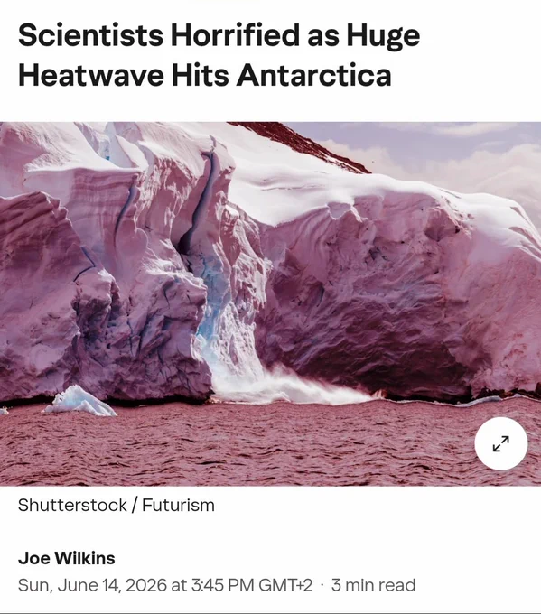 Scientists Horrified as Huge Heatwave Hits Antarctica
