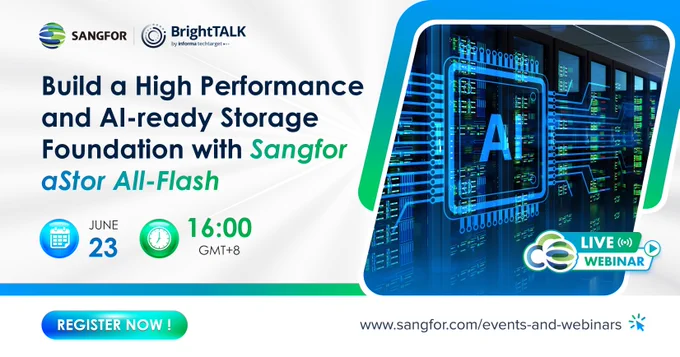 Build a High Performance and AI-ready Storage Foundation with Sangfor aStor All-Flash