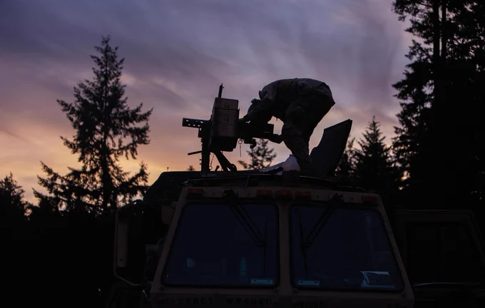 Soldiers with 296th BSB, 1-2 SBCT, 7th Infantry Division spent five days in mountain terrain sharpening their skills on the M240 and M2 .50 caliber machine guns.
