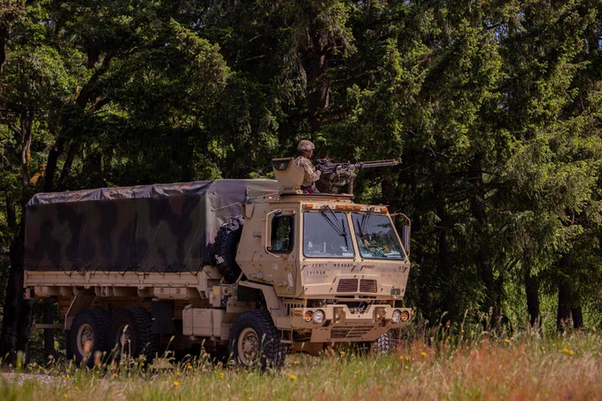 Soldiers with 296th BSB, 1-2 SBCT, 7th Infantry Division spent five days in mountain terrain sharpening their skills on the M240 and M2 .50 caliber machine guns.