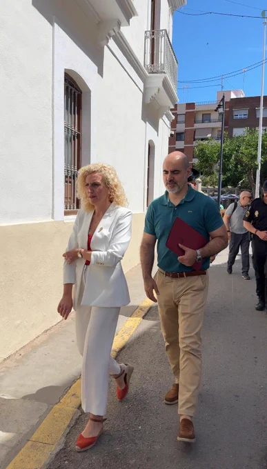 Alcaldesa de Meliana y subdelegado del Gobierno en Valencia.