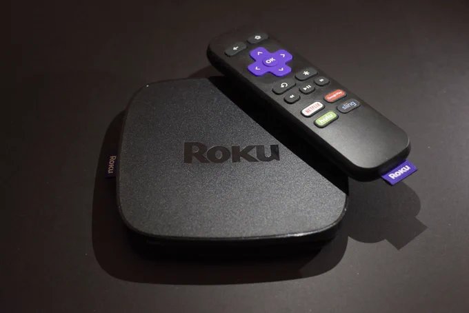 Roku box and remote control