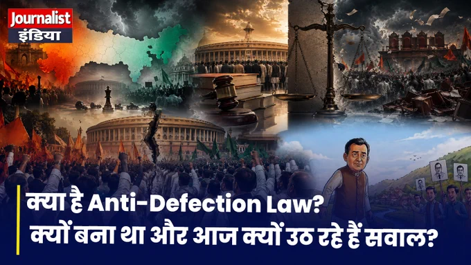 क्या कोई सांसद या विधायक चुनाव जीतने के बाद कभी भी पार्टी बदल सकता है? अगर नहीं, तो फिर महाराष्ट्र में शिवसेना और NCP की टूट कैसे हुई? और अगर हां, तो जनता के जनादेश का क्या होगा?
इस वीडियो में हम विस्तार से समझेंगे भारत के दल-बदल कानून (Anti-Defection Law) को। जानेंगे कि यह कानून कब बना, क्यों बनाया गया और किन परिस्थितियों में किसी सांसद या विधायक की सदस्यता जा सकती है।
साथ ही समझेंगे 'आया राम गया राम' राजनीति की कहानी, 1985 का 52वां संविधान संशोधन, 2003 का 91वां संशोधन, दो-तिहाई नियम, स्पीकर की भूमिका और महाराष्ट्र से लेकर पश्चिम बंगाल तक बार-बार होने वाली राजनीतिक टूट के पीछे की असली वजह।
क्या मौजूदा दल-बदल कानून जनादेश की रक्षा कर पा रहा है? या फिर इसमें बड़े बदलाव की जरूरत है? पूरी जानकारी आसान भाषा में इस विशेष रिपोर्ट में।
#AntiDefectionLaw #DalBadalLaw #PoliticalCrisis #TMC #ShivSena #NCP #MaharashtraPolitics #WestBengalPolitics #IndianPolitics #ConstitutionOfIndia #RajivGandhi #AayaRamGayaRam #journalistindialive #journalistindia