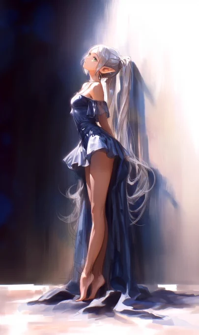 SFW illustration. Made with Nijijourney
