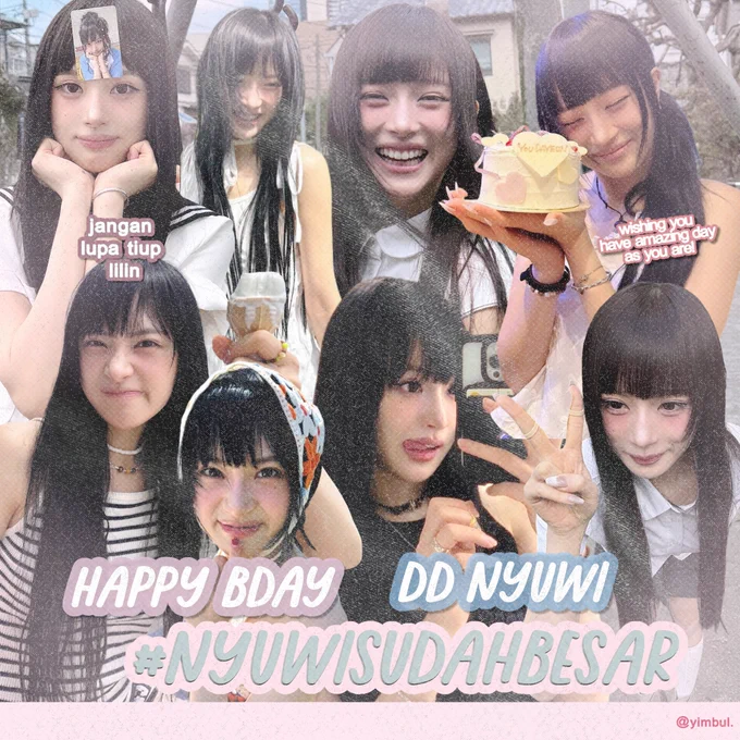 ㅤㅤㅤ

   ── rules to join ::

💬 rt head thread post < harus >
💬 hanya untuk yang mau layoutnya aja & dipakai minimal 2 hari
💬 melakukan shoutout setelah mendapatkan slot & preview layout
💬 1 akun 1 layout, mohon kejujurannya. foto, wording wajib dari penerima slot & tidak boleh dipindah tangankan
💬 reply kolom yang sudah disediakan dengan format (mohon diperhatikan format dengan benar ya!)

# format reply : katalog   reply your best wishes for dd nyuwi @nyuuwi   ht #NyuwiSudahBesar   2 emoji lucu

💭 cth : 
ILMB   happy birthday dd nyuwi @nyuuwi wishing you lots of happiness and got the best bday treat ever <3 please enjoy your special daay! #NyuwiSudahBesar 🦷🍭⭐
