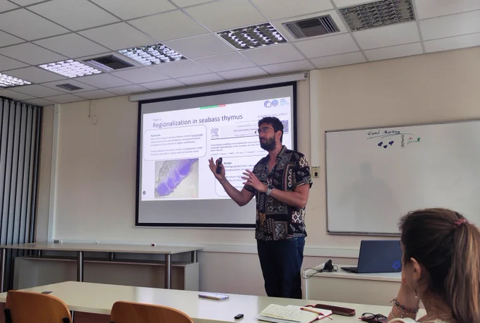 Il progetto “miRbass - Transcriptome mining for non-lethal biomakers discovery in the European seabass”  è finanziato dalla call di accesso transnazionale Aquaserv.
🎯 Perché miRbass è rilevante per l’acquacoltura Mediterranea
Il progetto miRbass mira a comprendere il ruolo dei microRNA nei processi chiave della biologia del branzino europeo (Dicentrarchus labrax), una specie di riferimento per l’acquacoltura mediterranea, a condizioni di vaccinazione e infezione. Lo scopo del progetto è sviluppare biomarker non letali di salute e benessere animale, con ricadute attese sulla sostenibilità e efficienza delle produzioni ittiche.
#miRbass #HCMR #miRNA #Aquaculture