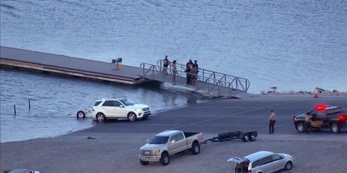 Arizona’s Family news chopper witnessed MCSO’s helicopter circling the area and deputies searching near the boat ramp.